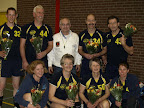 foto's kampioensavond Recreatie-Mix team